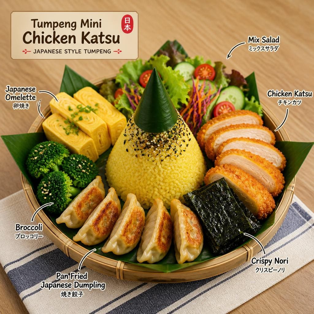 Tumpeng Mini Chicken Katsu